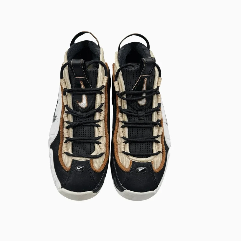 Nike Air Penny 1 GS Black White Coconut Milk Basketball Shoes‎ Sneakers 6.5Y
